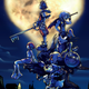 Cover art for Square Enix and Disney's Kingdom Hearts, showing the main characters.